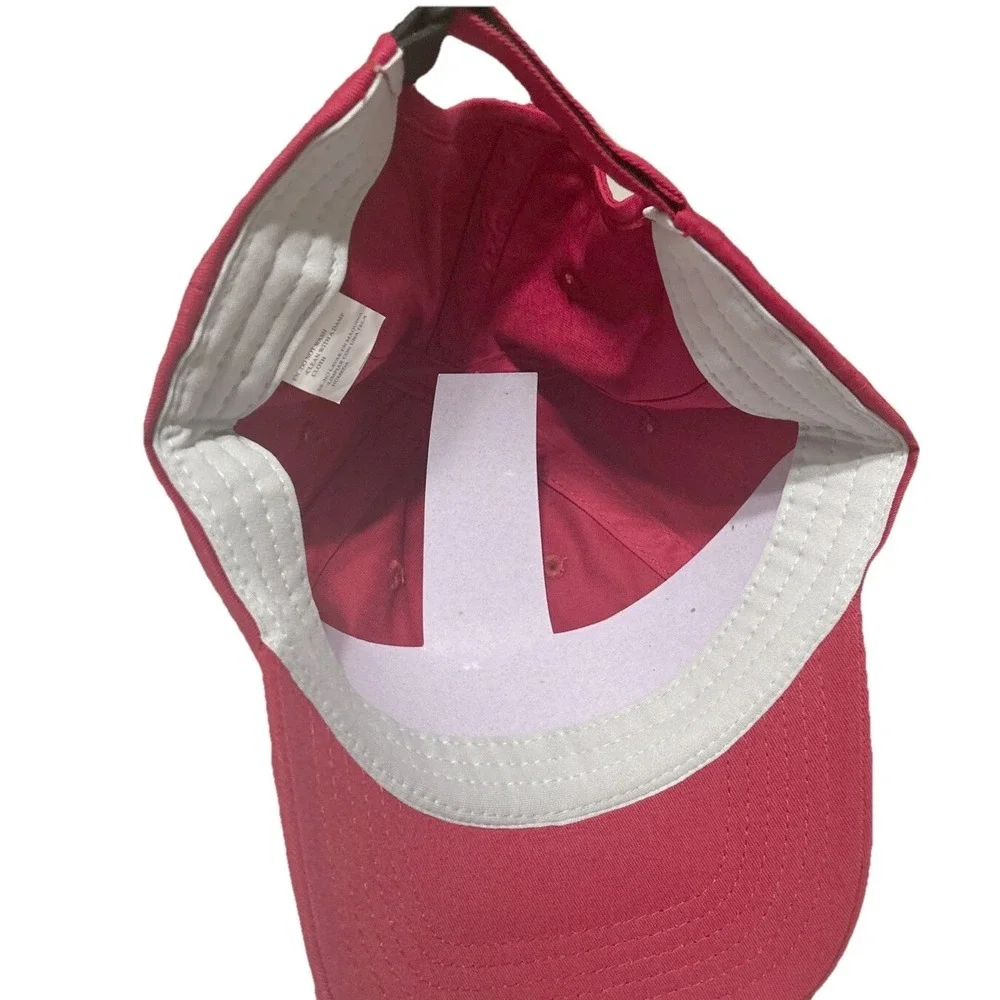 New W/Tag Official PGA Golf Tour Adjustable Red Moisture‎ Wicking Strap back Hat